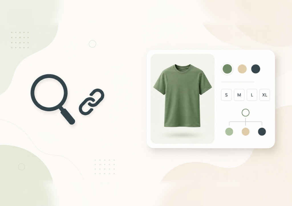 解决Shopify产品变体SEO:颜色、尺码与款式如何正确优化